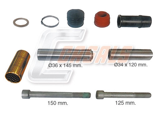 Repair Kit, brake caliper (MD416)