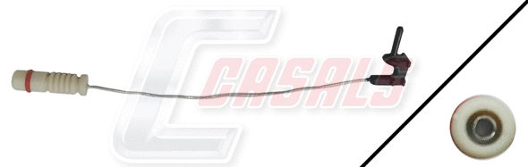 Warning Contact, brake pad wear (50179)