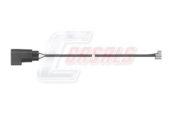 Warning Contact, brake pad wear (50265)