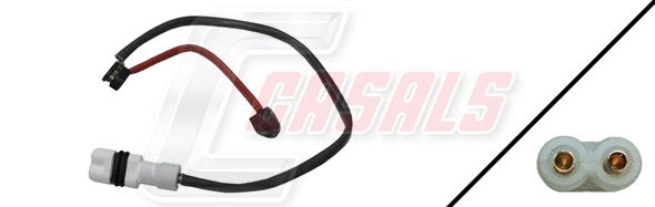 Warning Contact, brake pad wear (50106)