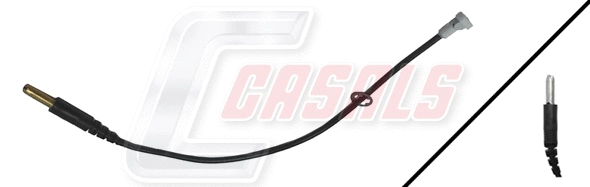 Warning Contact, brake pad wear (50037)