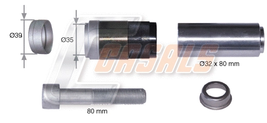 Repair Kit, brake caliper (MD699)