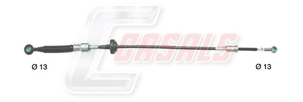 Cable Pull, manual transmission (66111)