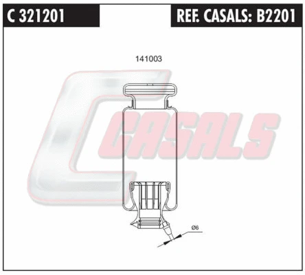 Bellow, driver cab suspension (B2201)