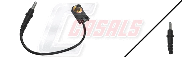 Warning Contact, brake pad wear (50034)