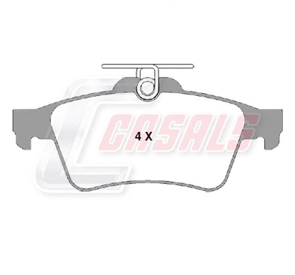 Brake Pad Set, disc brake (BKM137)