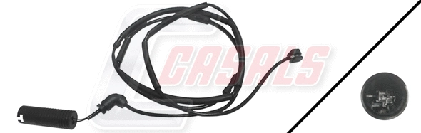 Warning Contact, brake pad wear (50233)