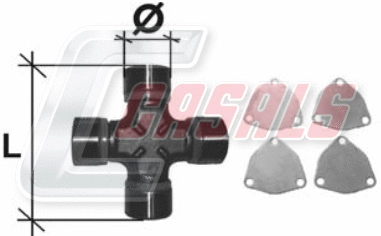 Joint, propshaft (CR20)