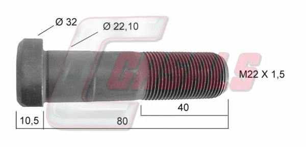 Wheel Stud (21239)