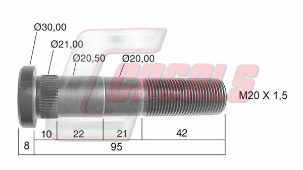Wheel Stud (21395)