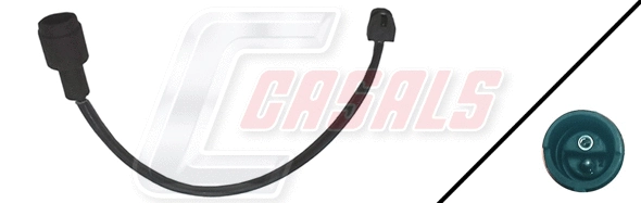 Warning Contact, brake pad wear (50061)