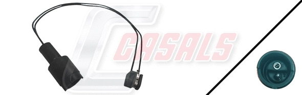Warning Contact, brake pad wear (50057)