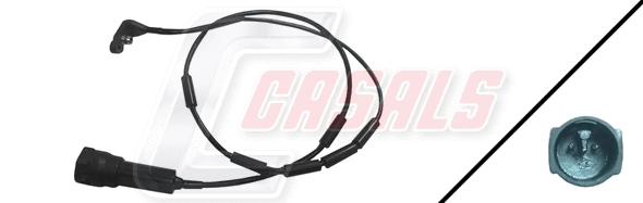 Warning Contact, brake pad wear (50044)
