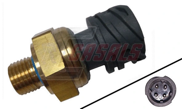 Sensor, oil pressure (65604)