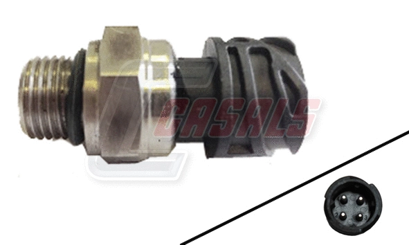 Sensor, oil pressure (65124)