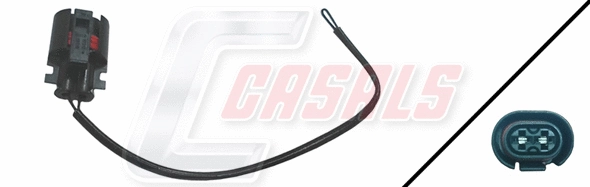 Warning Contact, brake pad wear (50055)