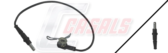 Warning Contact, brake pad wear (50022)