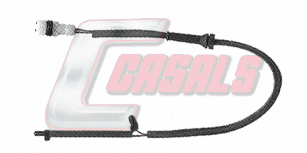 Warning Contact, brake pad wear (50194)