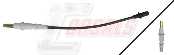 Warning Contact, brake pad wear (50240)