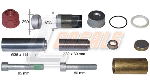 Repair Kit, brake caliper (MD1026)