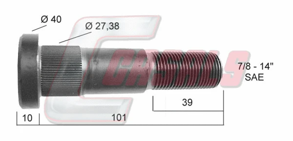 Wheel Stud (21308)