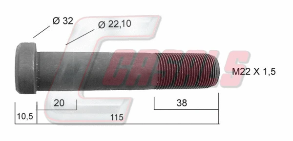 Wheel Stud (21231)