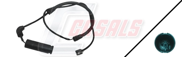 Warning Contact, brake pad wear (50129)