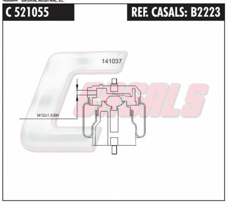 Bellow, driver cab suspension (B2223)