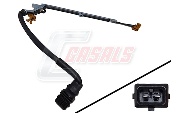 Warning Contact, brake pad wear (50291)