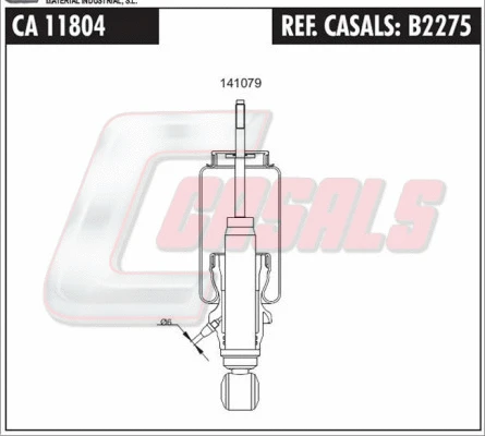 Bellow, driver cab suspension (B2275)