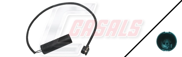 Warning Contact, brake pad wear (50068)