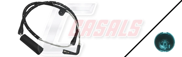 Warning Contact, brake pad wear (50130)