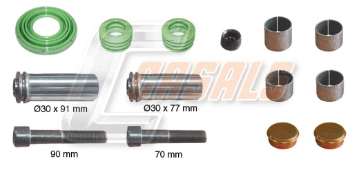Repair Kit, brake caliper (MD495)