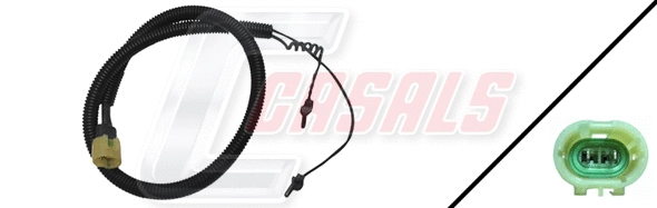 Warning Contact, brake pad wear (50098)