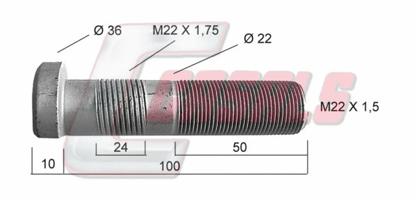 Wheel Stud (21465)