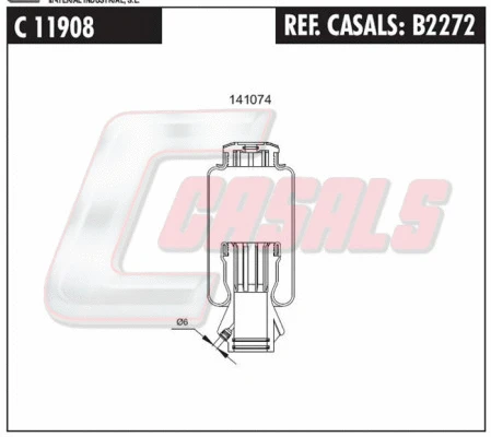 Shock Absorber, driver cab suspension (B2272)