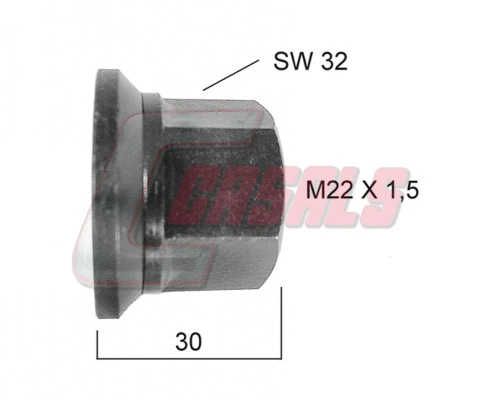 Wheel Nut (21176)