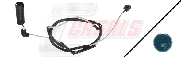Warning Contact, brake pad wear (50134)