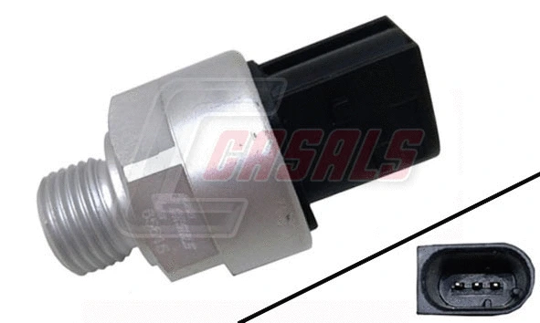 Sensor, pneumatic suspension level (65615)