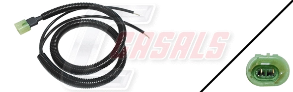 Warning Contact, brake pad wear (50230)