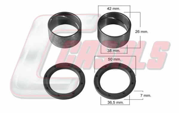 Shaft Seal, wheel hub (20322)