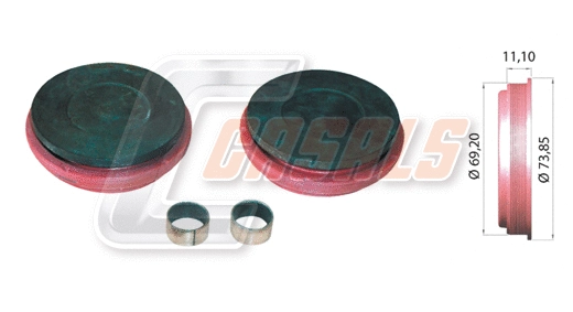 Repair Kit, brake caliper (MD439)