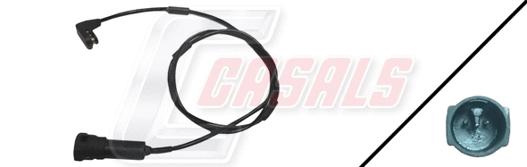 Warning Contact, brake pad wear (50048)