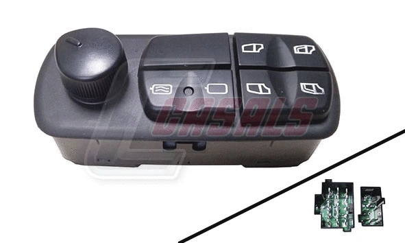 Switch, window regulator (65725)