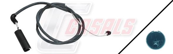 Warning Contact, brake pad wear (50138)