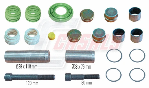 Repair Kit, brake caliper (MD511)