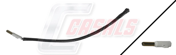 Warning Contact, brake pad wear (50001)