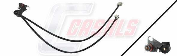 Warning Contact, brake pad wear (50142)