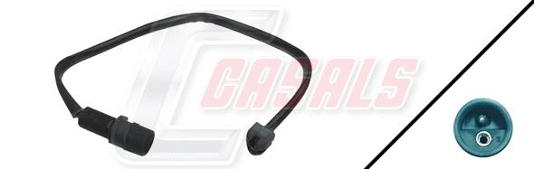 Warning Contact, brake pad wear (50079)