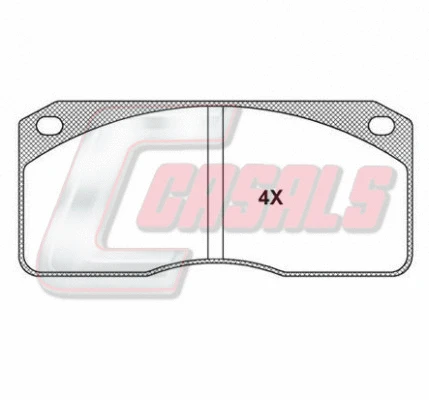 Brake Pad Set, disc brake (BKM523)